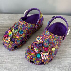 Lisa Frank Crocs women’s size 8- worn